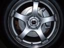 The upgraded brakes